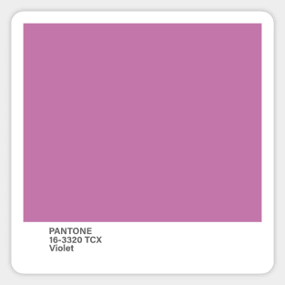 pantone 16-3320 TCX Violet Sticker